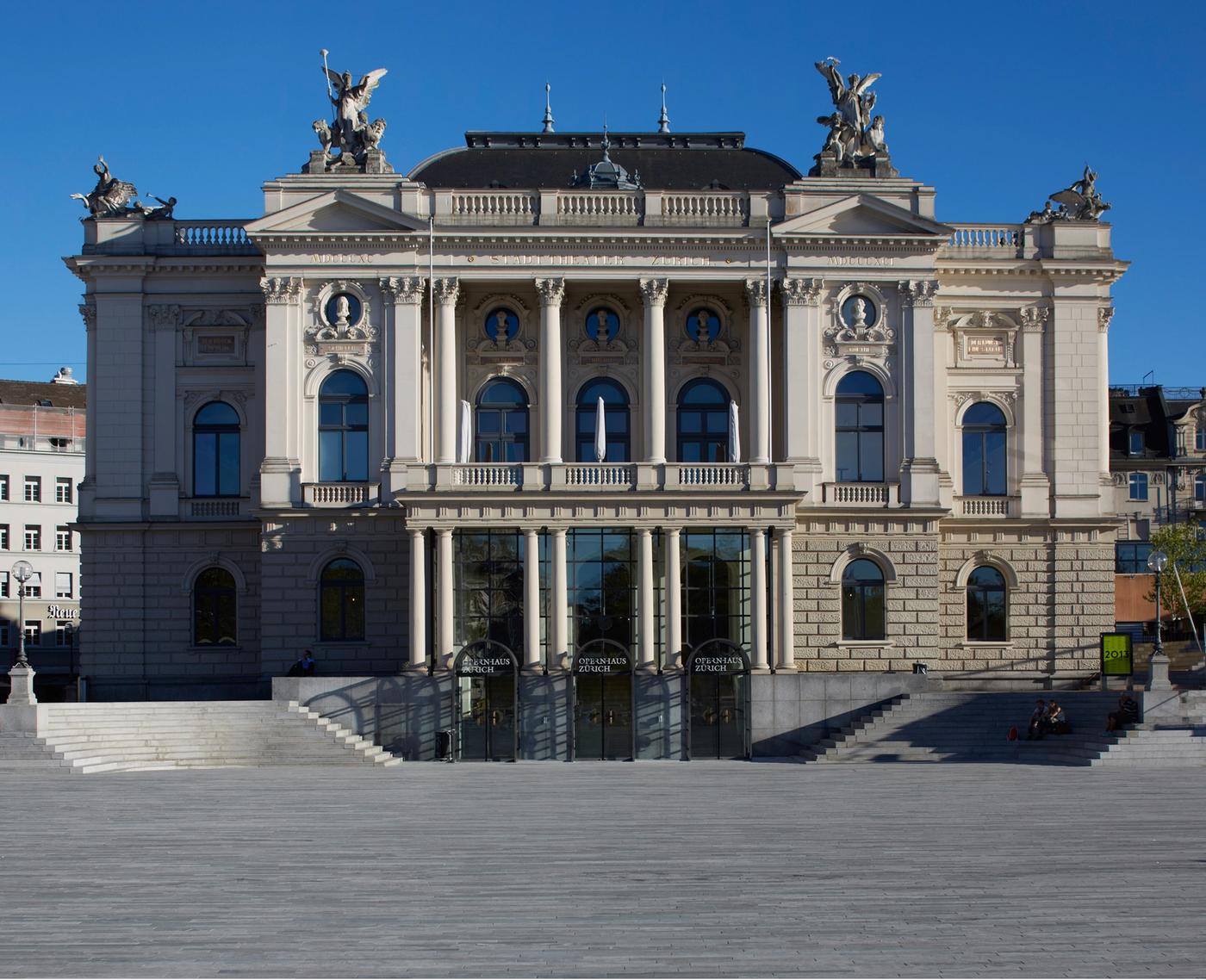 Das Opernhaus in Zürich