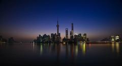 Die chinesische Metropole Shanghai