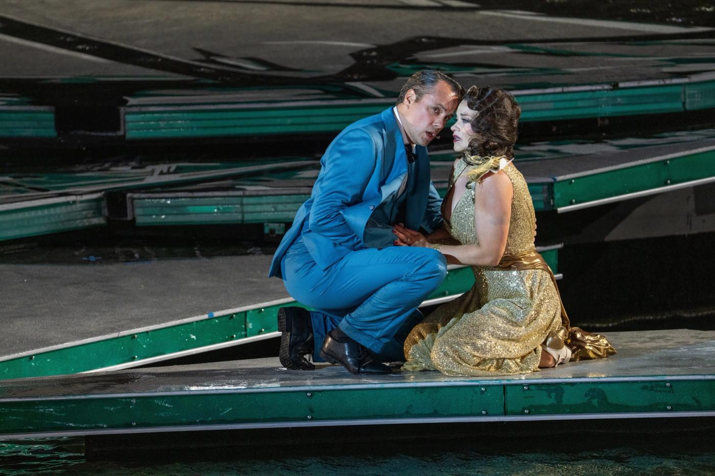 Julien Behr (Alfredo) und Marjukka Tepponen (Violetta)