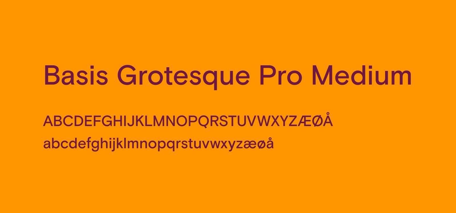 Basis Grotesque Pro Medium
