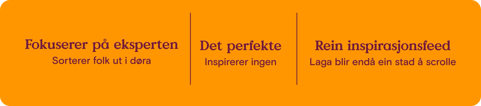 Det perfekte er ikke lagas ånd