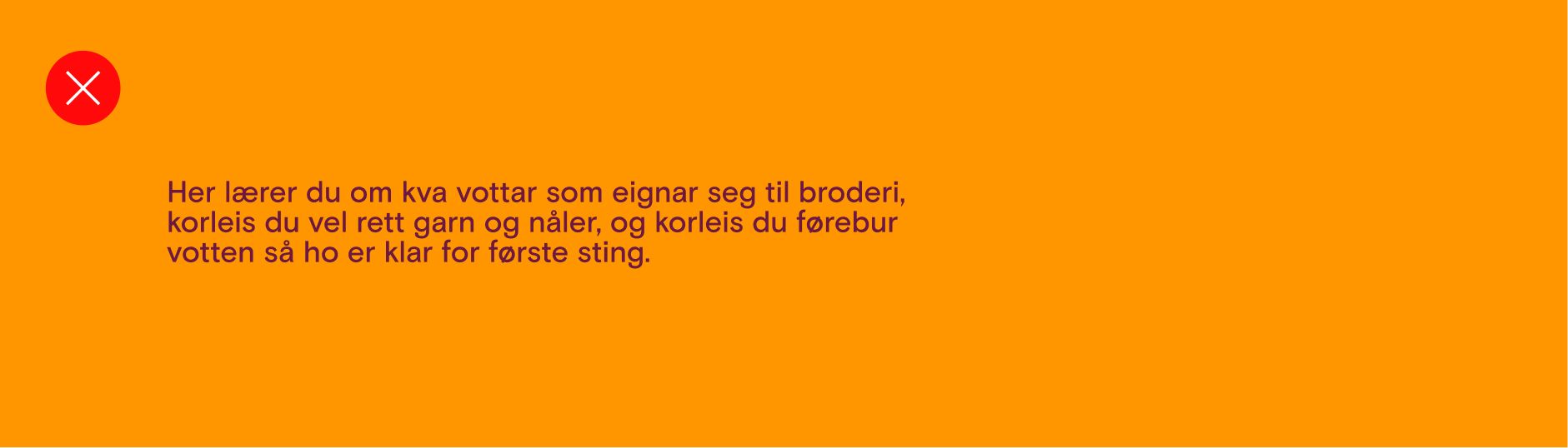 Feil: Punktstørrelse: 18 Linjeavstand: 1 / 100%
