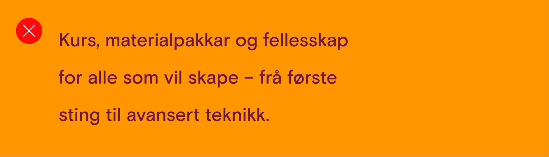 Feil: Punktstørrelse: 32 Linjeavstand: 2 / 200%