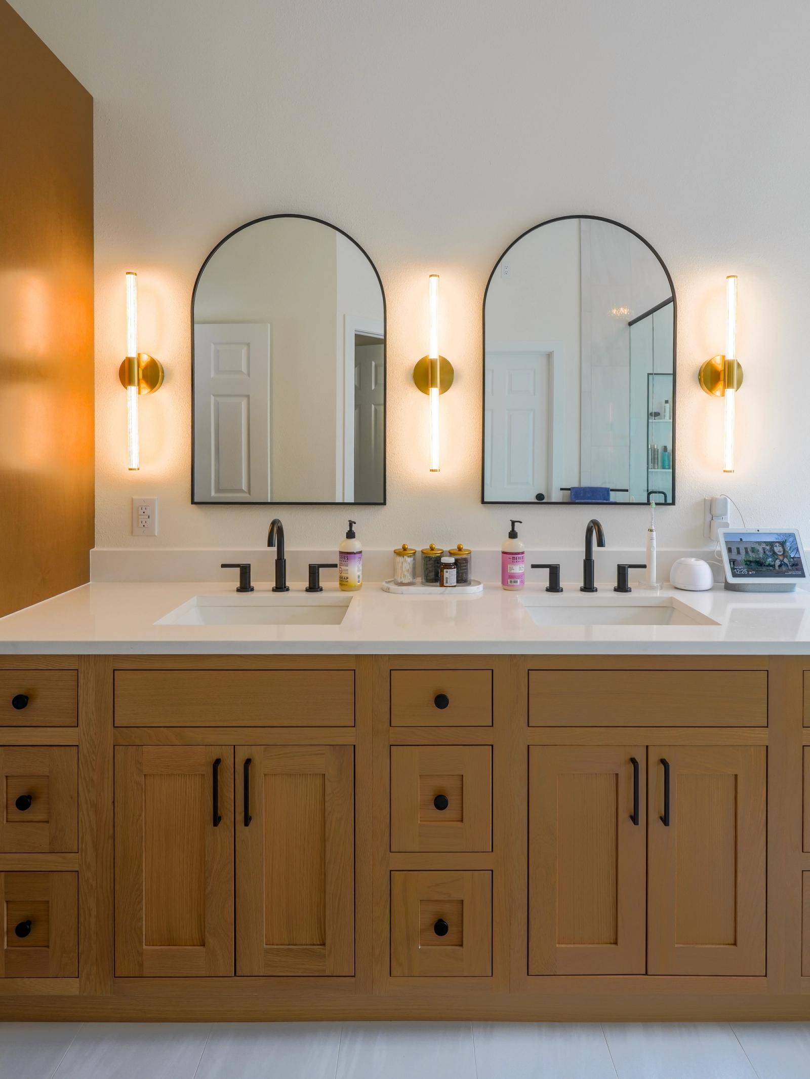 Warm Primary Bathroom Remodel, photo 1