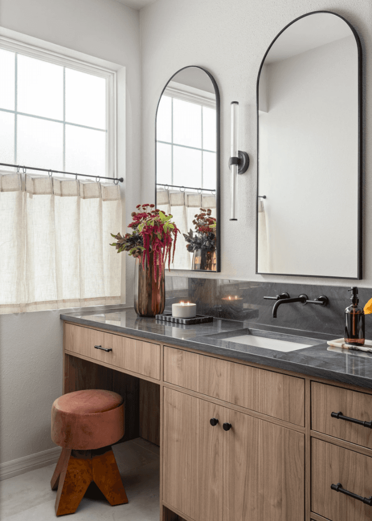 Moody Organic Modern Primary Bathroom, photo 1