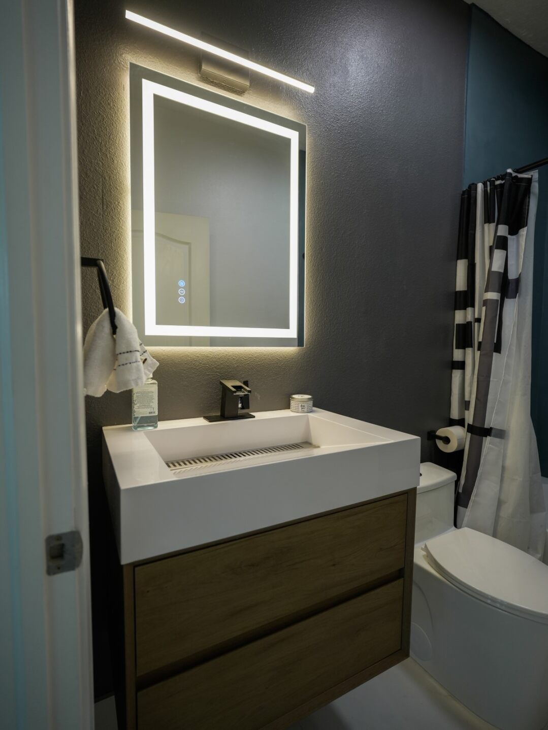 Contemporary Bathroom Refresh with Smart Technology