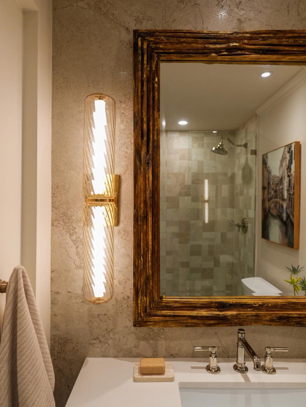 Travertine Stone Bath, after