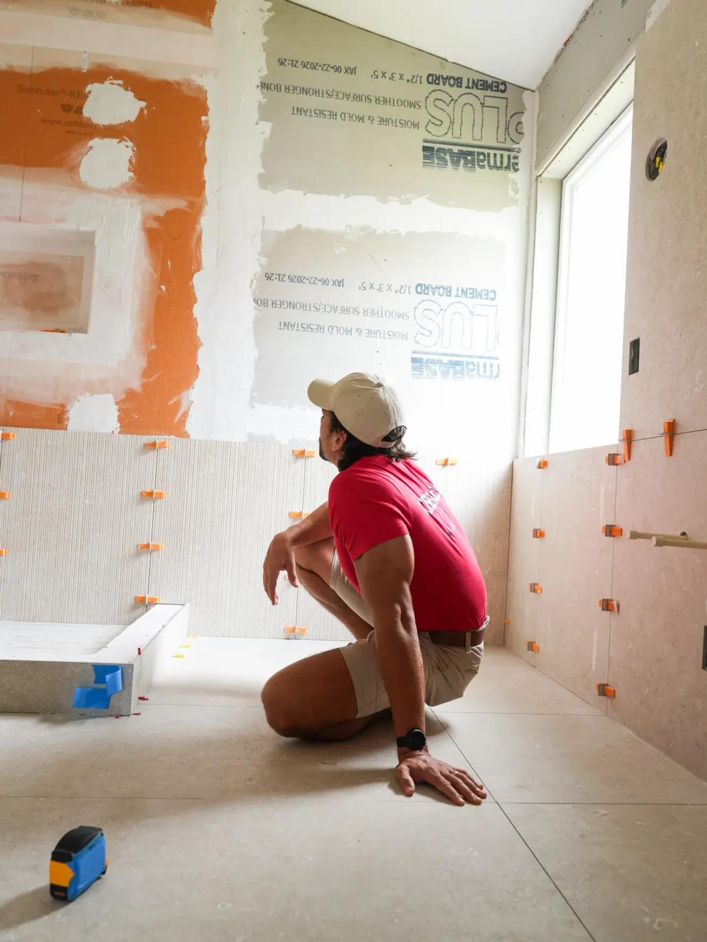Waterproofing a shower before tile