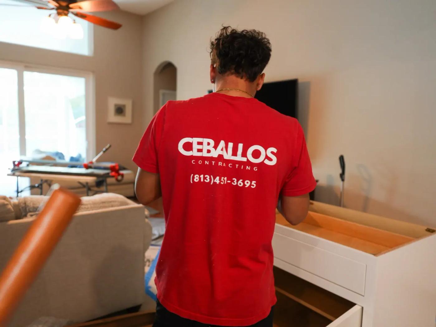 Installing cabinetry