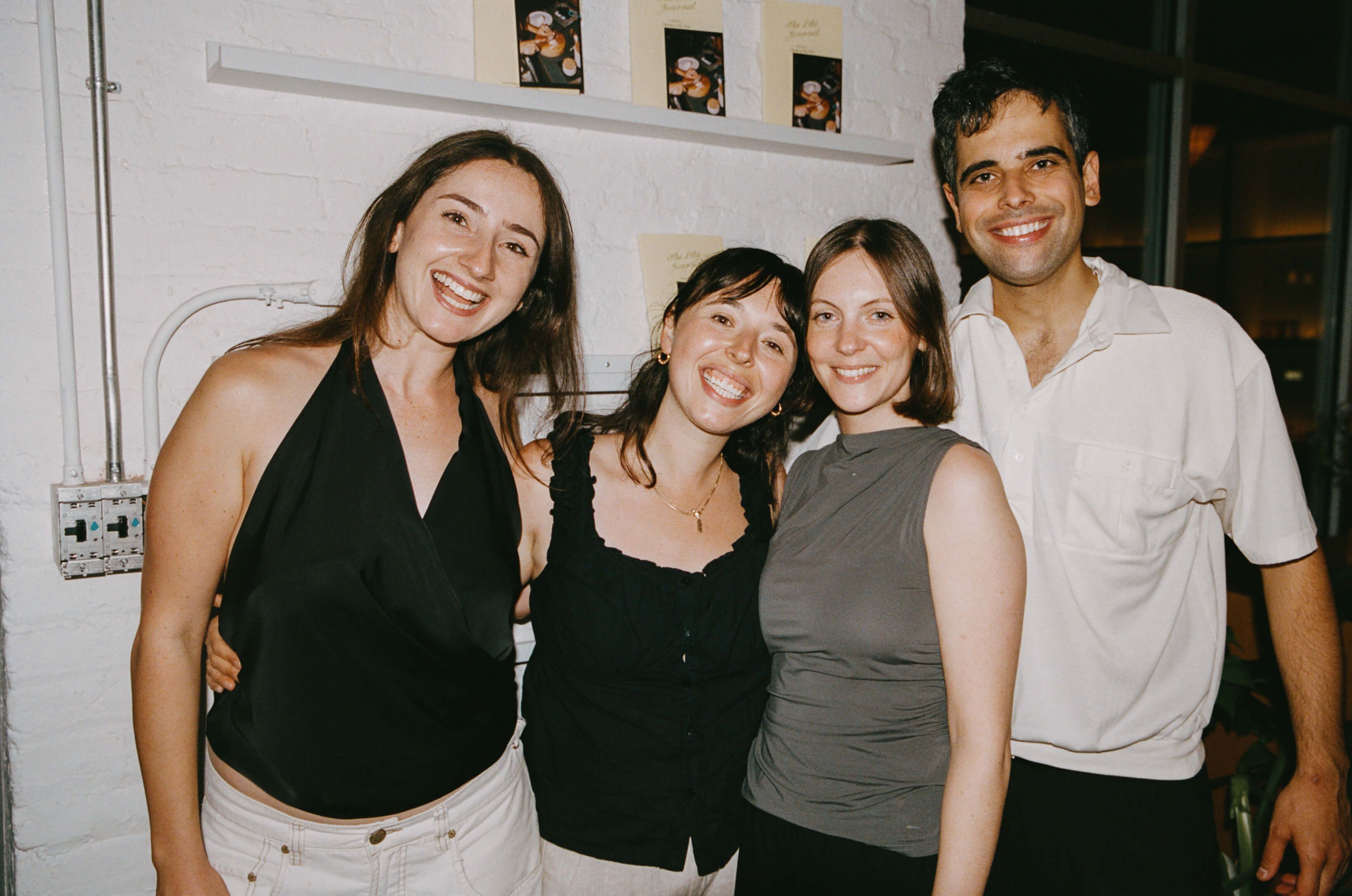 The Libi Journal team (from left to right): Sarah Palmieri, Carli Gordon, Sarah Bourge, Omer Kaplan.
