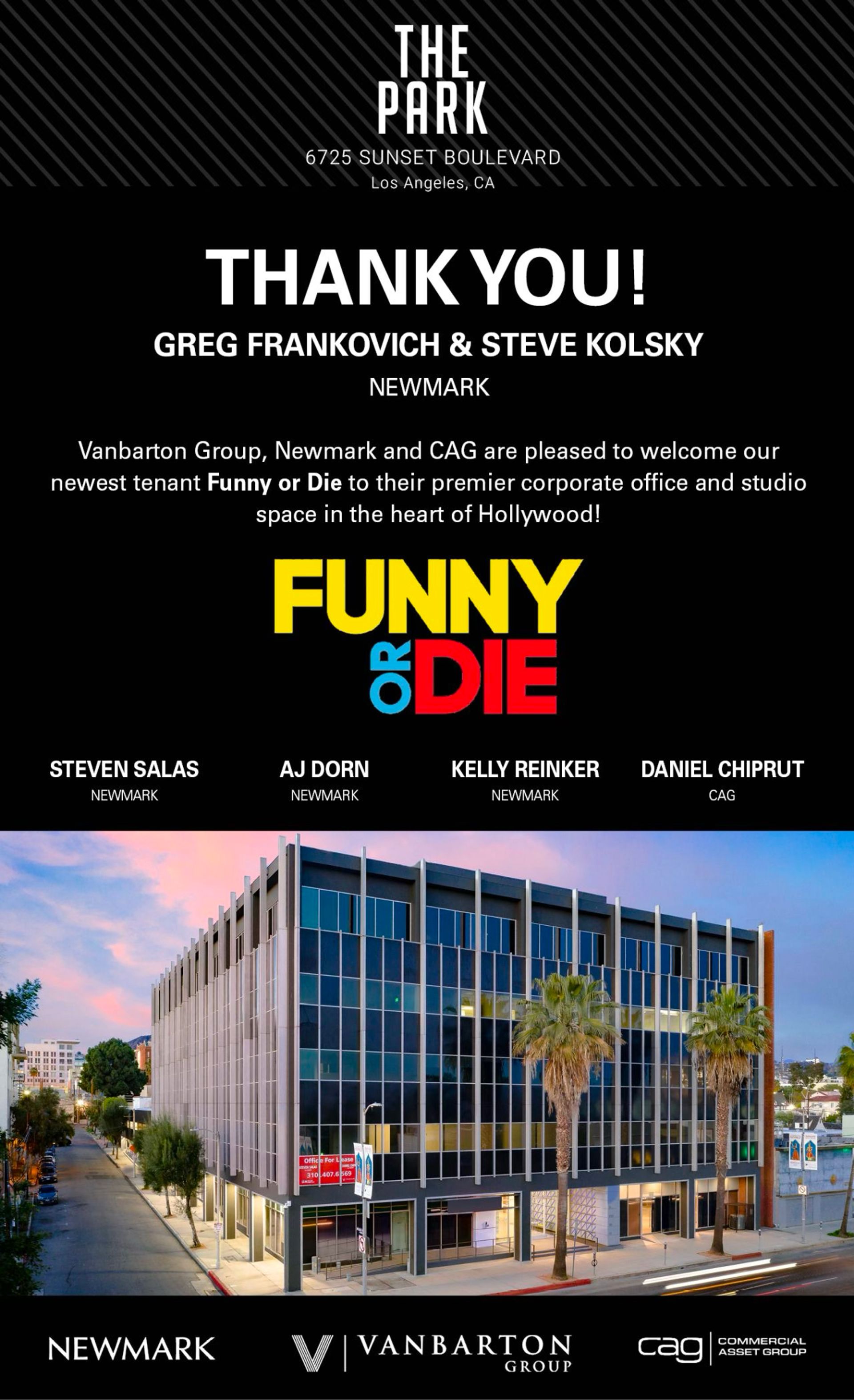 Hollywood: New Lease Completion