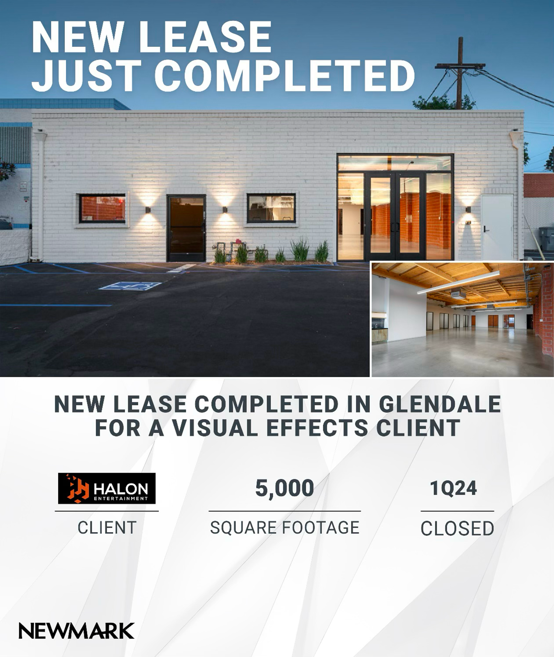 Glendale: New Lease Completion