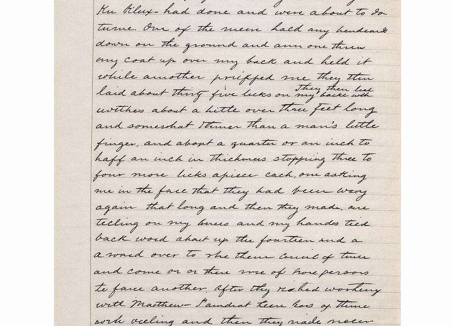 A letter from Carlton to Bullock, 1871