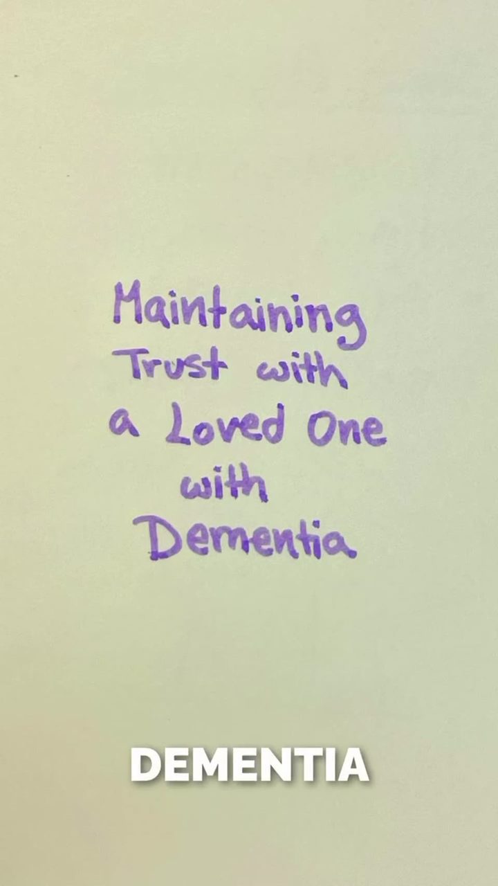 Maintaining Trust with a Loved One with Dementia video thumbnail