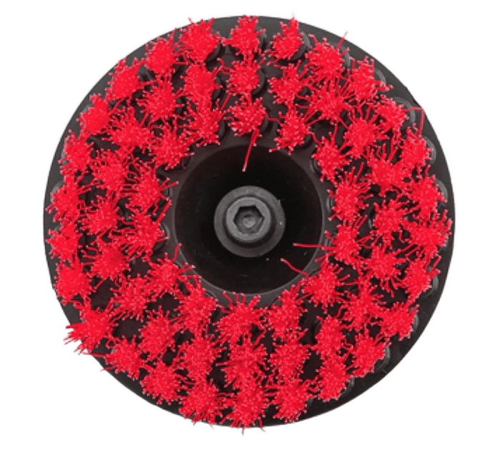 Cepillo de Taladro Rojo para Llantas