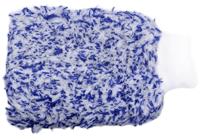 Blue Microfiber Wash Mitt
