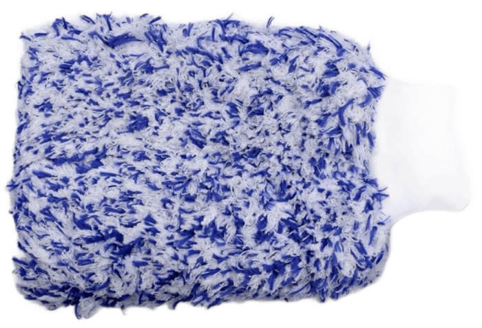 Blue Microfiber Wash Mitt