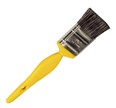 Brocha de Cerdas Mango Amarillo