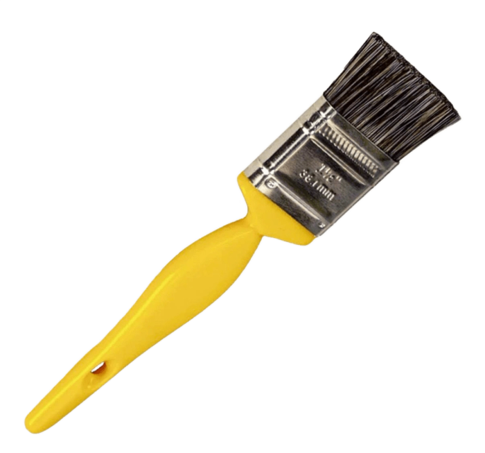 Brocha de Cerdas Mango Amarillo