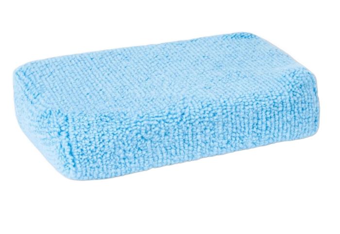 Blue Microfiber Applicator Sponge