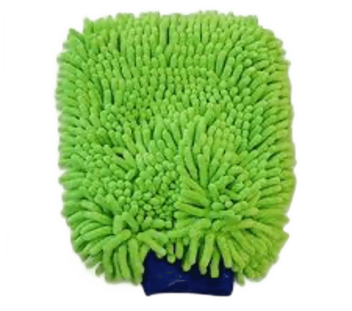 Mitón de Lavado de Microfibra Verde