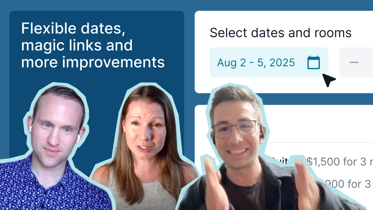 Flexible dates, magic links and more improvements