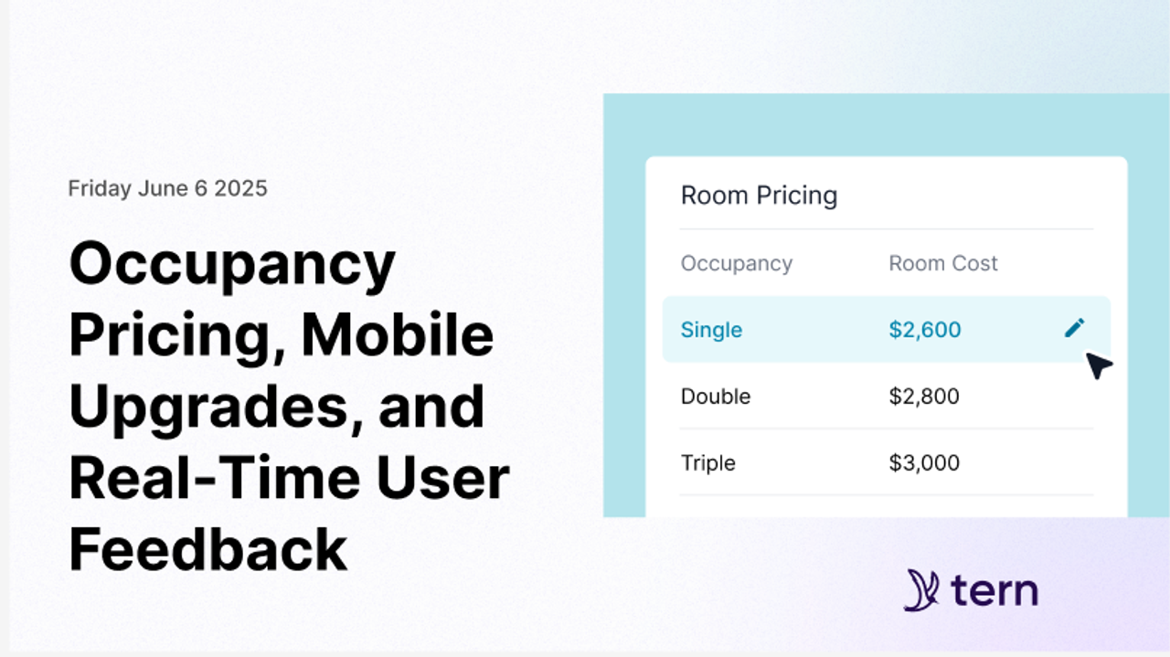 Occupancy Pricing, Mobile Upgrades, and Real-Time User Feedback