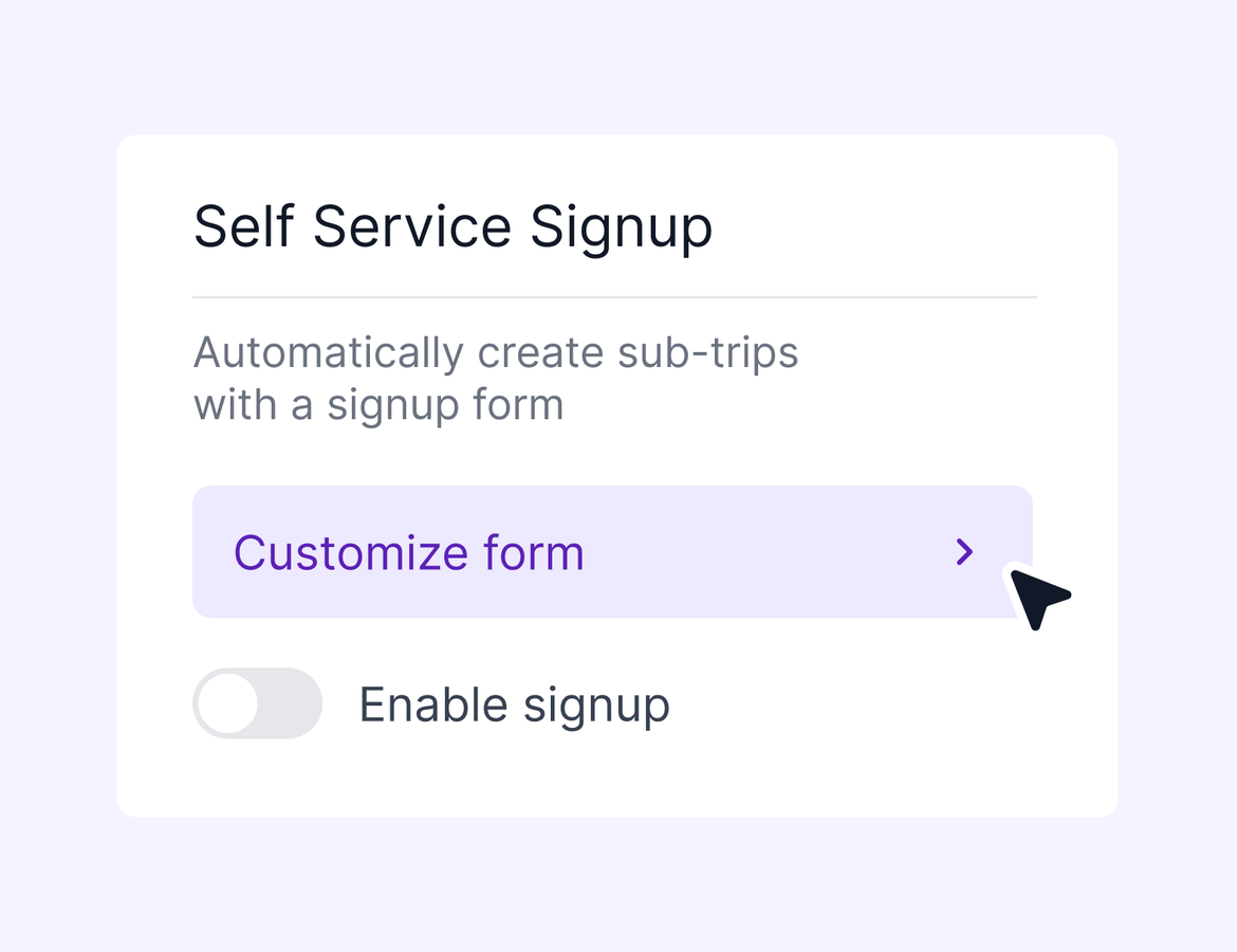 Group trip signup forms, trip owner reassignment, and more!
