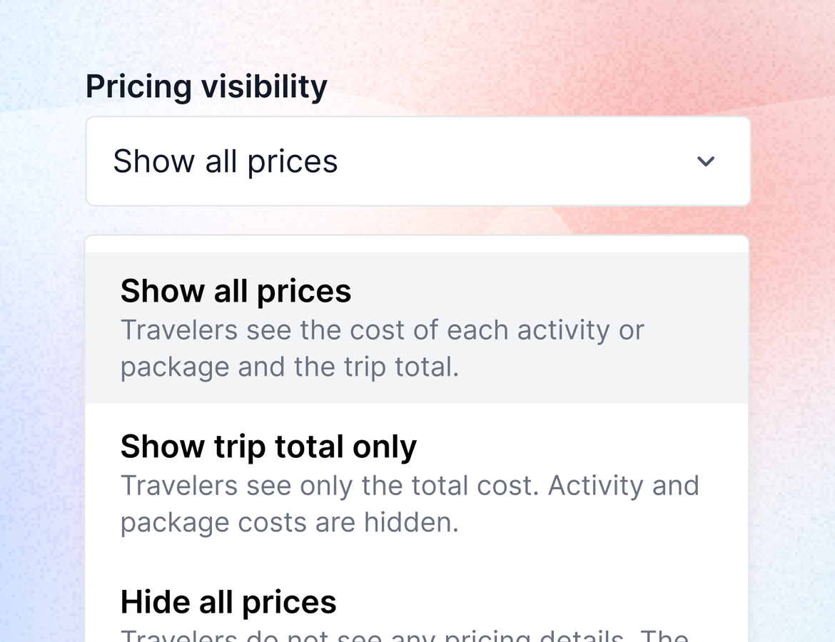 Email Collaboration, Trip Pricing Visibility, and Other Improvements