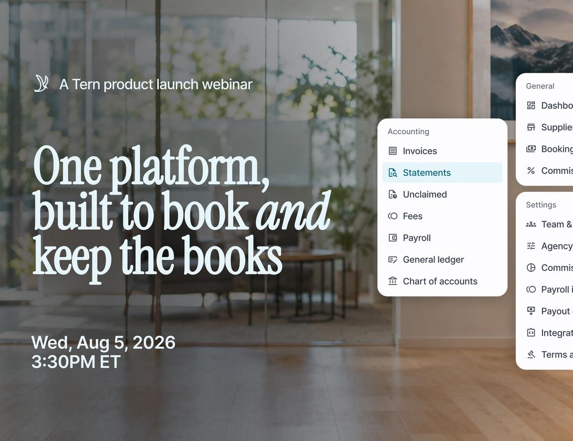 The travel back office still runs on software from 1987. Until now.