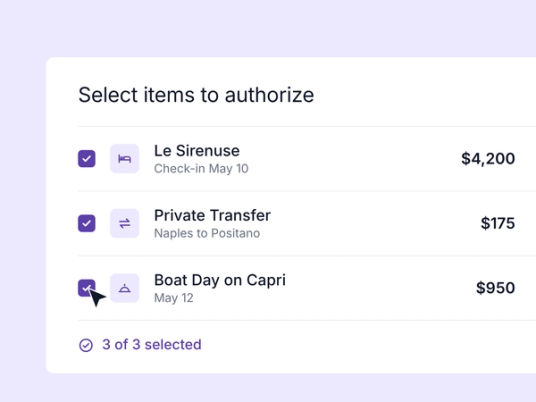 Authorize What You Want, Book in One Click