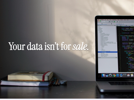 Your data isn't for sale