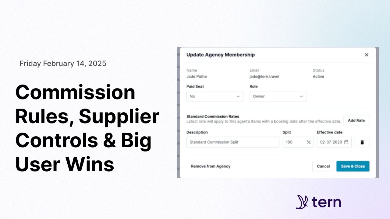 Commission Rules, Supplier Controls & Big User Wins