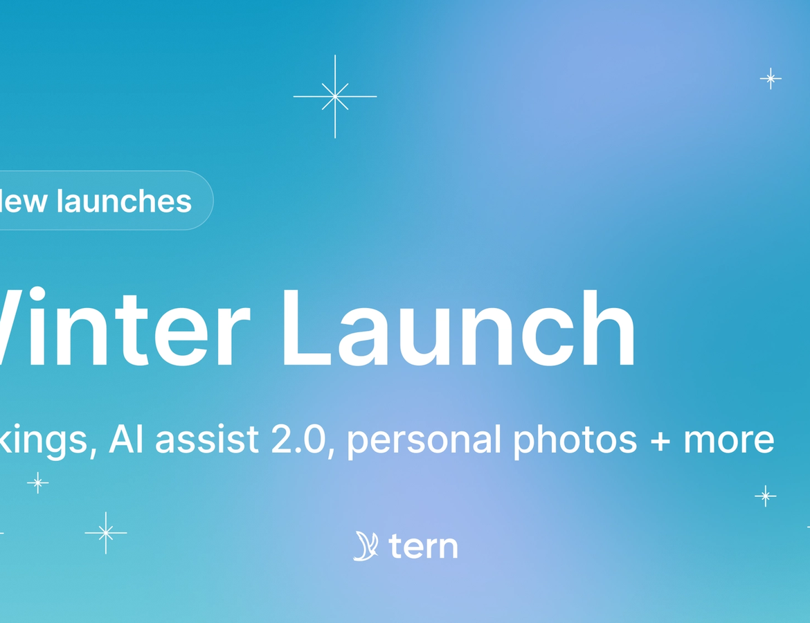 Tern's Winter Launch: The Bookings Era Begins