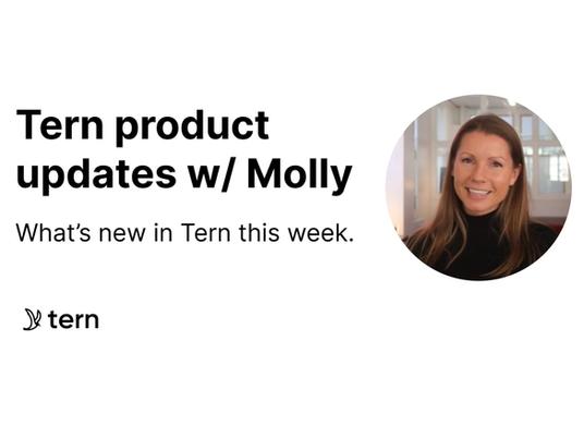 Tern Product Updates - May 21, 2024