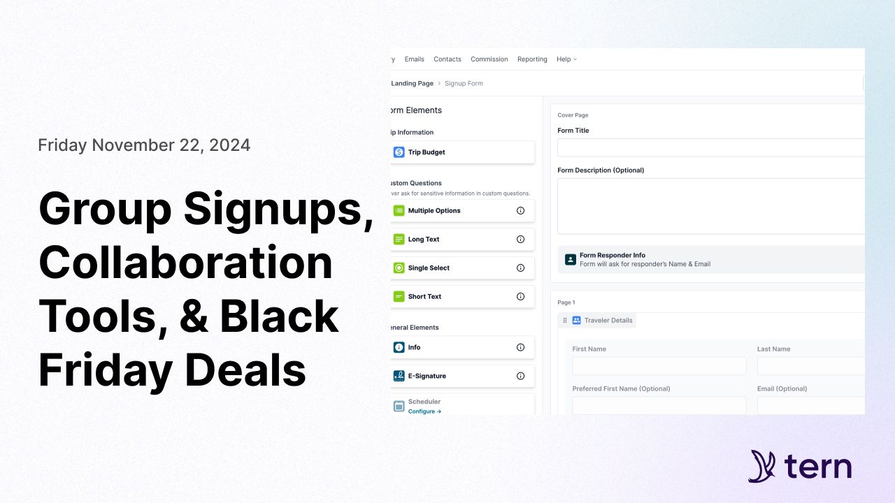 Group Signups, Collaboration Tools, & Black Friday Deals