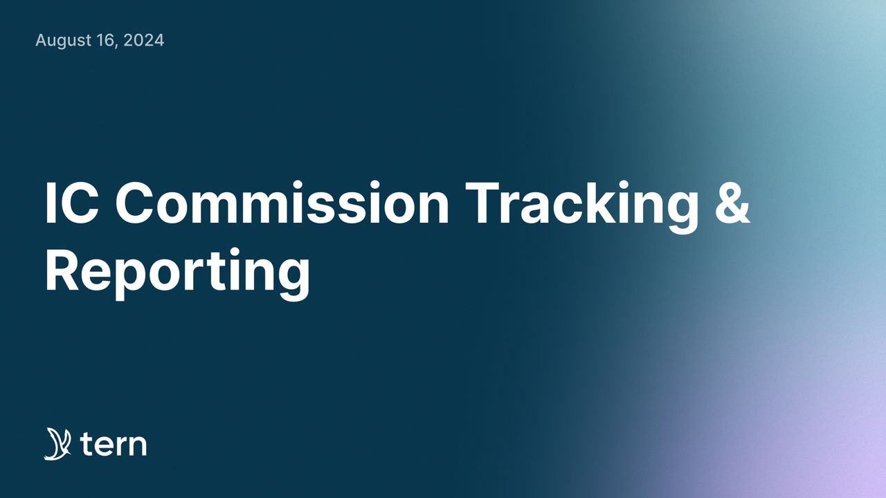 August 16 2024: Advisor Commission Tracking & Financials