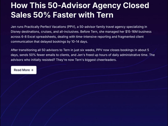 How This 50-Advisor Agency Closed Sales 50% Faster with Tern