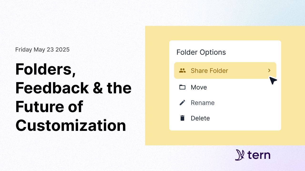 Folders, Feedback & the Future of Customization