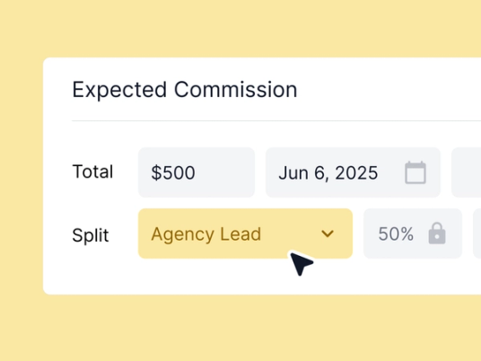 Commission rules, optional dates & times and more! 