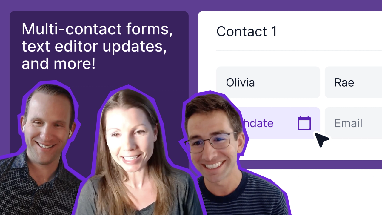 Multi-Contact Forms, Mobile Upgrades, and Transparency at Tern