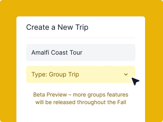Our First Group Travel Feature Is Now In Beta!