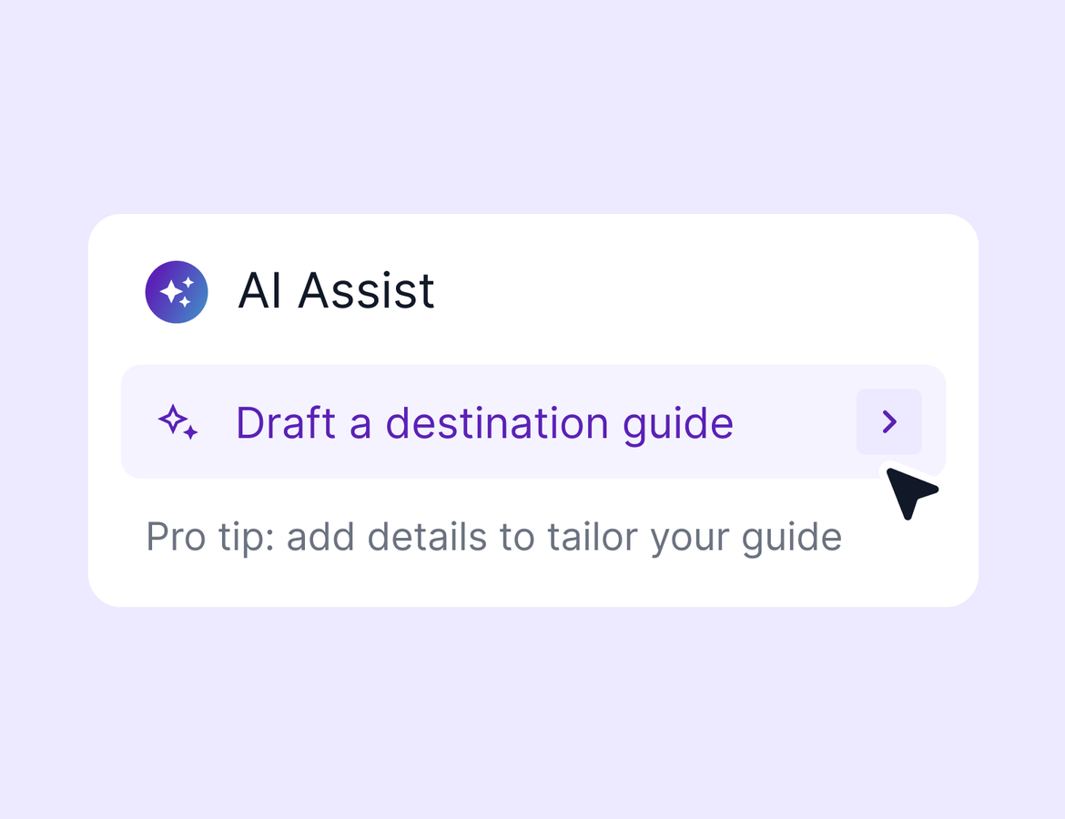 AI-powered Destination Guides, Booking Date Export, and More!