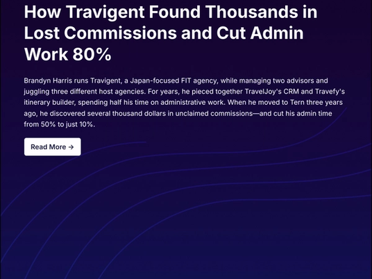 How Travigent Found Thousands in Lost Commissions and Cut Admin Work 80%