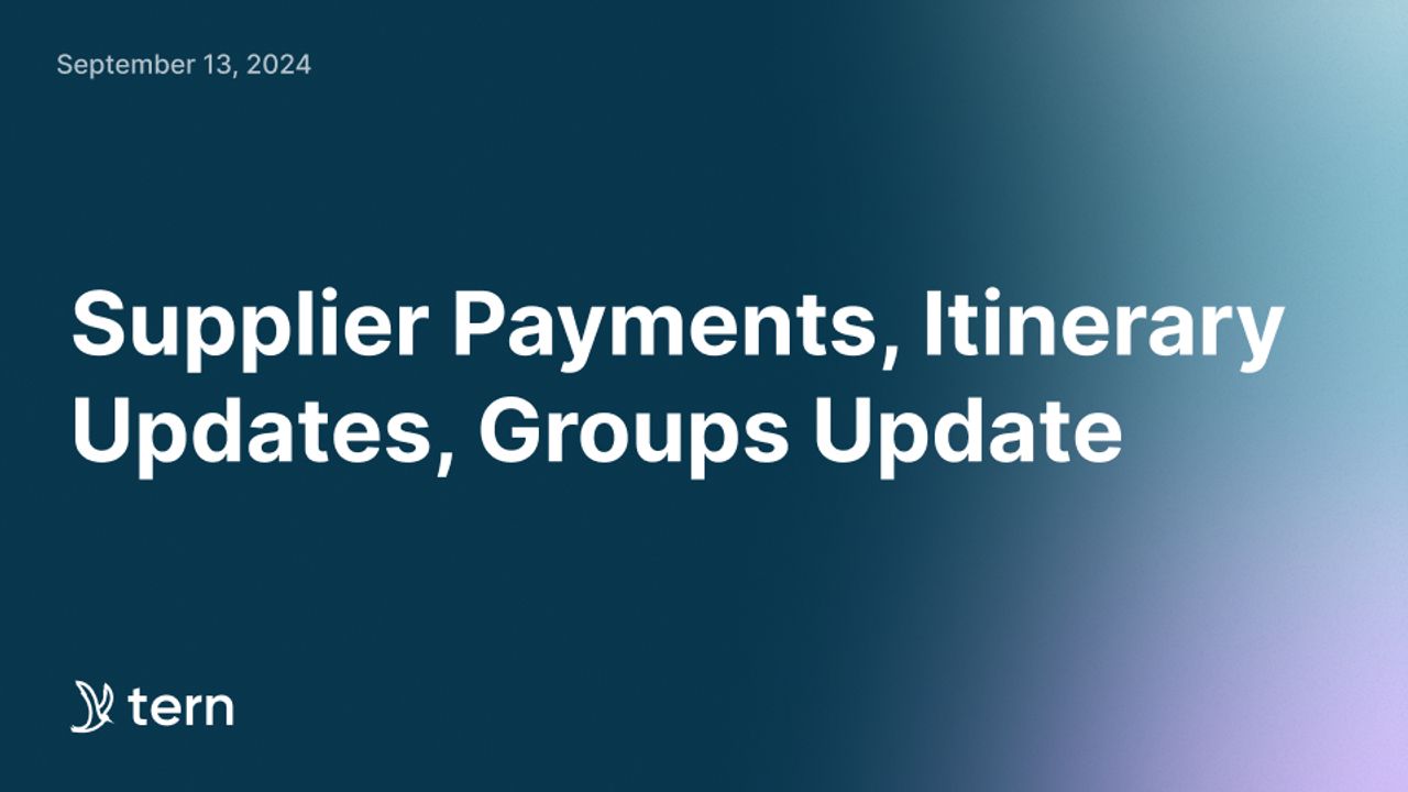 Flight Path: Itinerary Updates, Task Collaboration, Supplier Payments