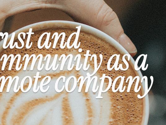 We're in the relationship business. That includes how we build the team.