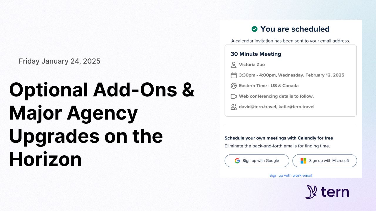 Optional Add-Ons & Major Agency Upgrades on the Horizon