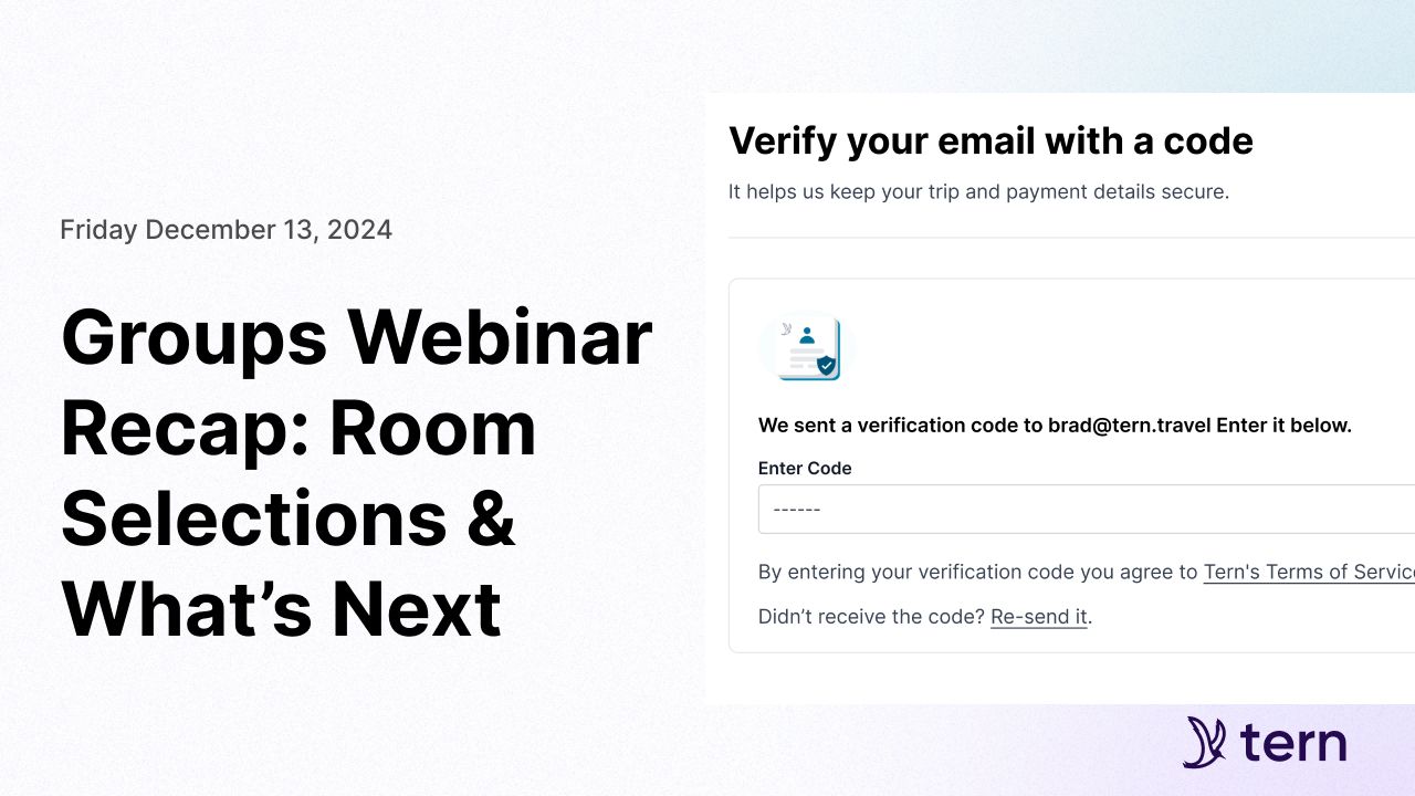 Groups Webinar Recap: Room Selections & What’s Next