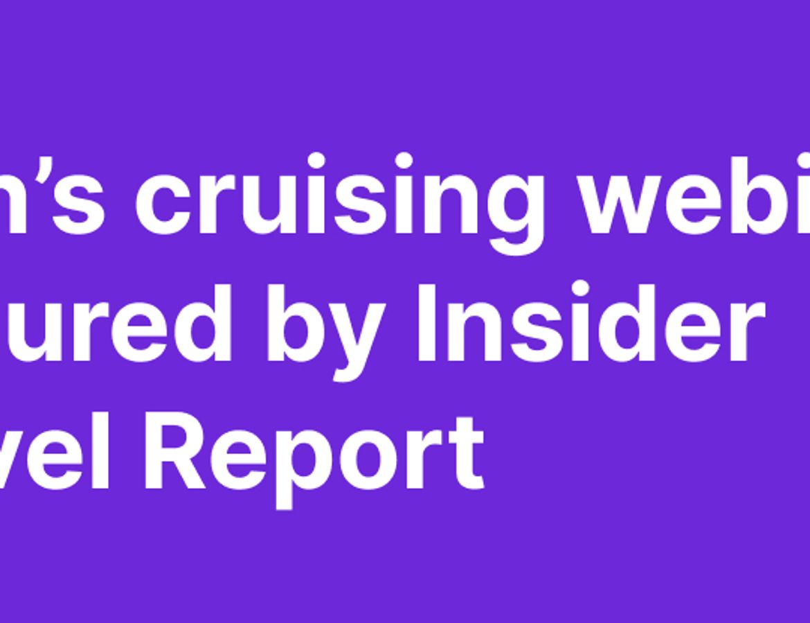 Tern Cruising Webinar Featured in Insider Travel Report