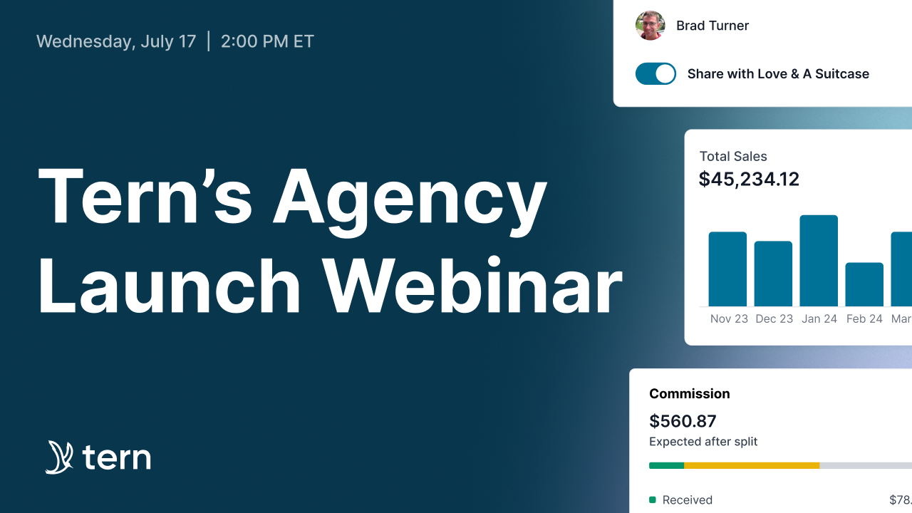 Tern's Agency Product, Trip Collaboration, and Webinar Reflections